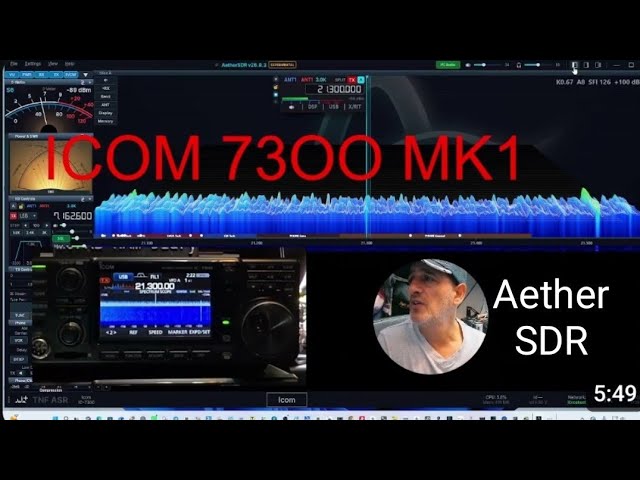 ICOM IC-7300 , WFView & Aether SDR Set Up