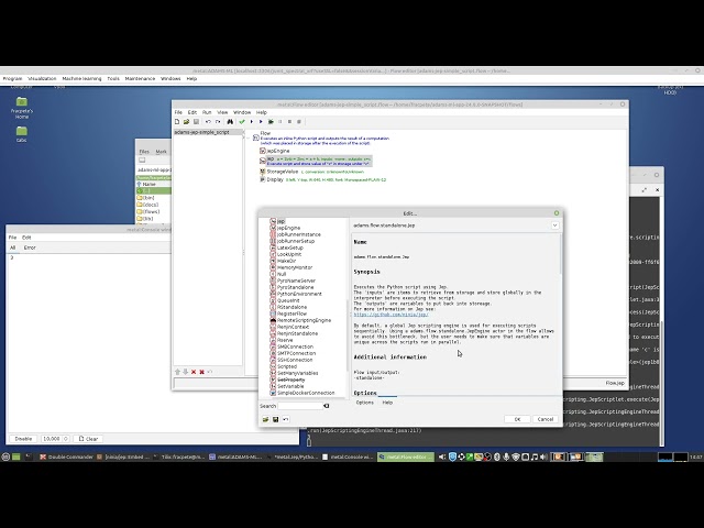 adams-jep: Running native Python code from within ADAMS