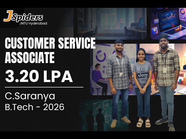 My Placement Journey at Jspiders | Hyderabad JNTU
