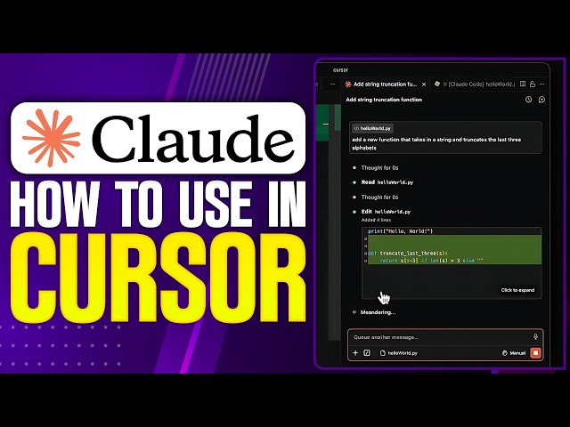 How To Use Claude AI in Cursor (2026 Updated)