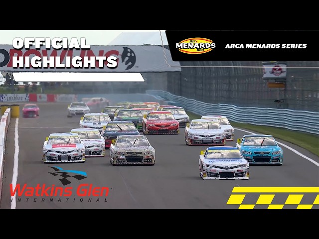 Resumen oficial de la ARCA Menards Series: General Tire 100 en Glen