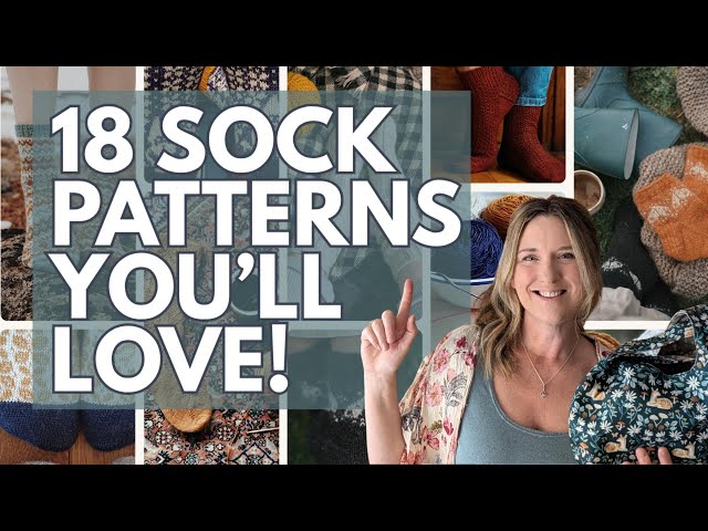 🧦 18 Beautiful Sock Knitting Patterns | Beginner to Advanced