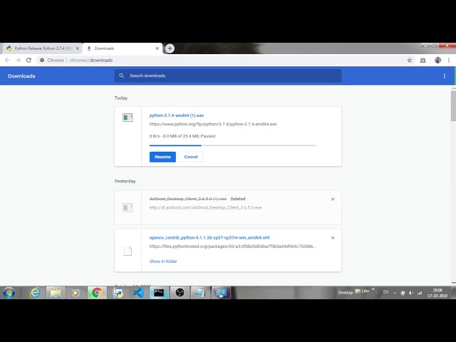 how to download and install Python | installing Python