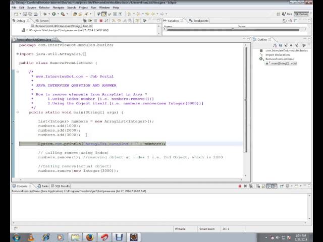 JAVA HOW TO REMOVE ELEMENT FROM ARRAYLIST TAMIL