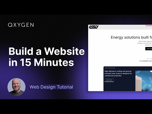 How to Build a WordPress Site in 15 Minutes with Oxygen