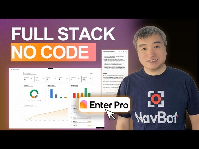 I Built a Real Robot Fleet Management App with AI | EnterPro