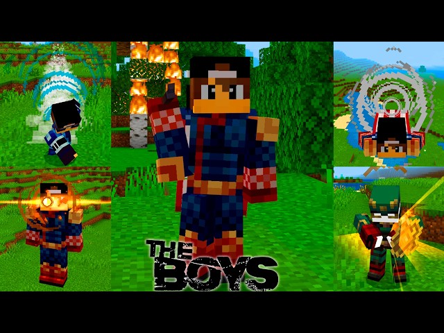 AMAZING BEST ADDON OF THE BOYS OF SUPERHEROES FOR MINECRAFT PE 26.52+