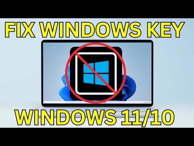 How To Fix Windows Key Not Working In Windows 11 / Windows 10 (2026)