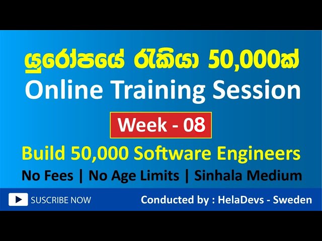 Week 08 _ Functions (Part 3)| Python Introduction | Python Installation | Sinhala