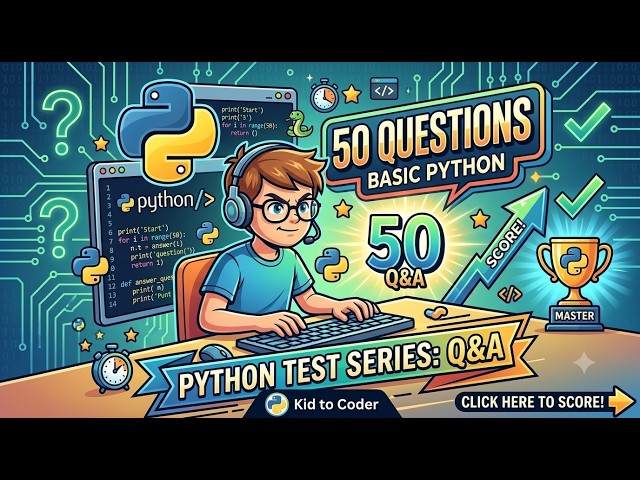 Ultimate Python Basics Quiz: Can You Score 50/50?