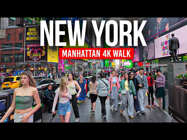 NEW YORK 🇺🇸 Full City Walk – 8 Hours of Exploration | 4K Walking Tour