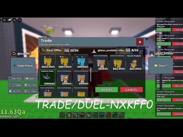 🔴 LIVE Roblox Steal Brainrot 🔥 Trade + Duel + PvP Battles | GoodTk