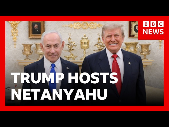 US President Donald Trump hosts Israeli Prime Minister Benjamin Netanyahu at White House | BBC News