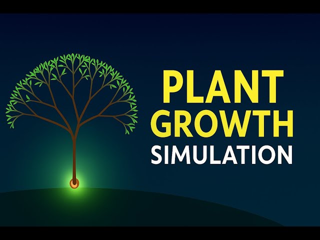 Relaxing Plant Growth Simulation 🌱 | Beautiful Fractal Animation in Java