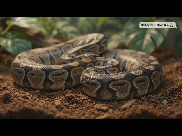 kongepyton (ball python)