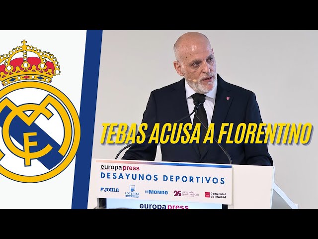 TEBAS ACUSA a FLORENTINO: "El problema más grave en el fútbol español fue la compra de partidos"