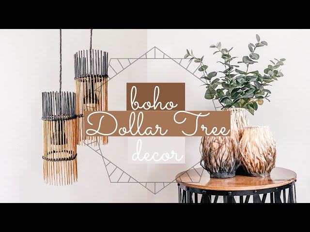 BOHO Decor Using All DOLLAR TREE Items