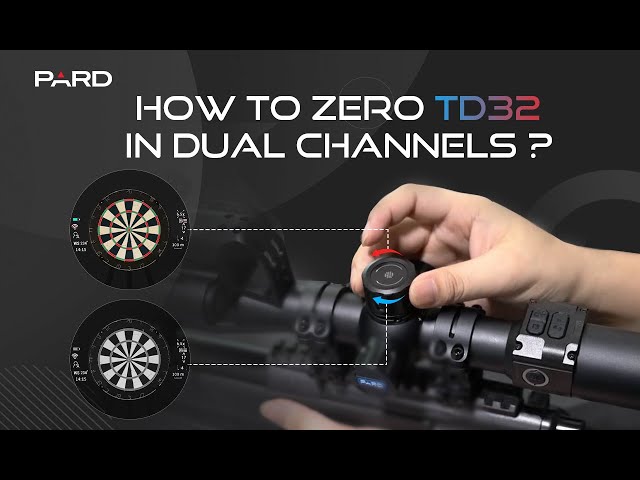 How to Zero Your Rifle  Scope PARD TD32 in Dual Channels ? | Multispectral Rifle Scope