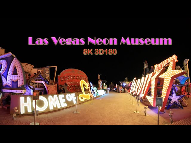 Photo Walk of The Neon Museum Las Vegas 2023 (8K 3D180)