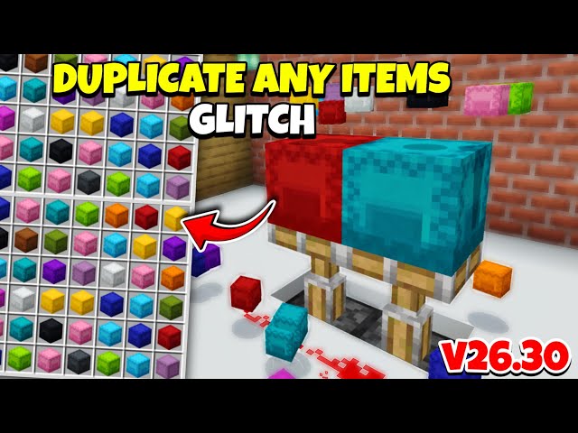 HOW to Duplicate Shulker Glitch in Minecraft Bedrock v26.30 || Minecraft New Dupes Glitches!?