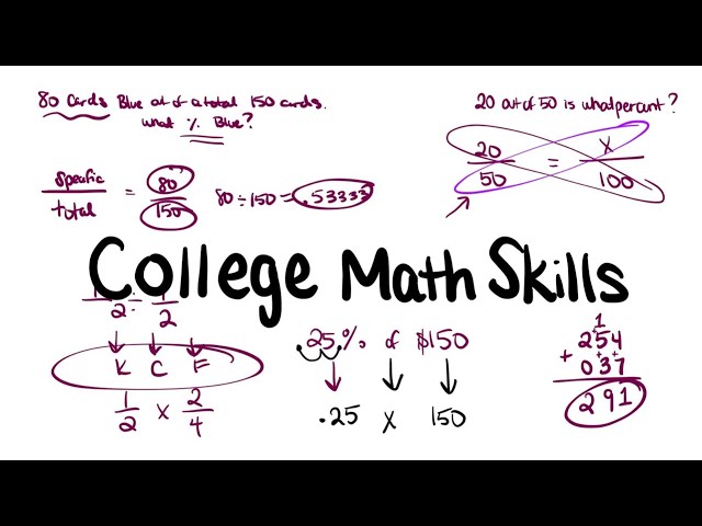 MATH PLACEMENT TEST FOR COLLEGE - 10 practice tips & TRICKS!