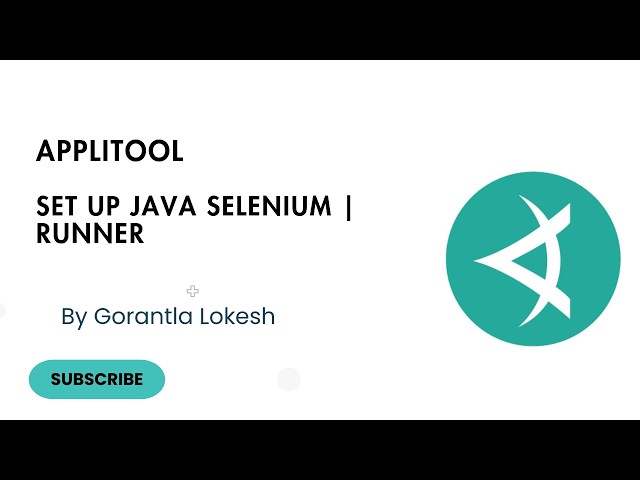 Part 2: Setup Java Selenium AppliTools and Run First Test Case #applitools