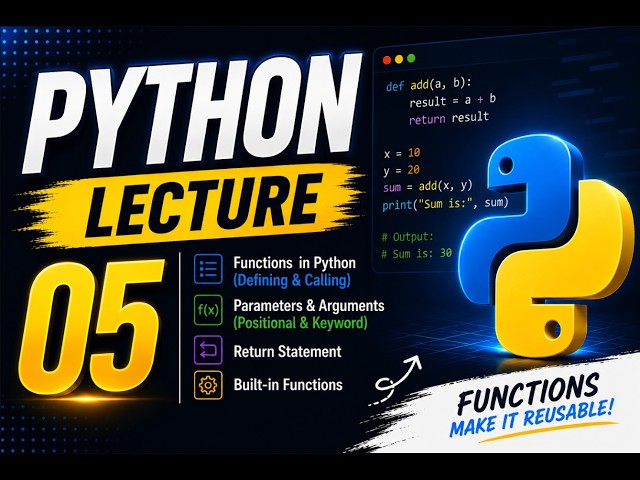 Python lecture 5