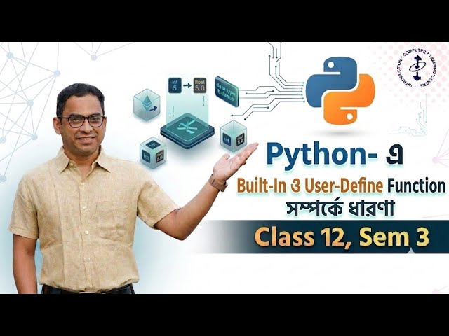 Python Functions Explained | Function Call, Parameters, Built-in & User-Defined Functions 🐍