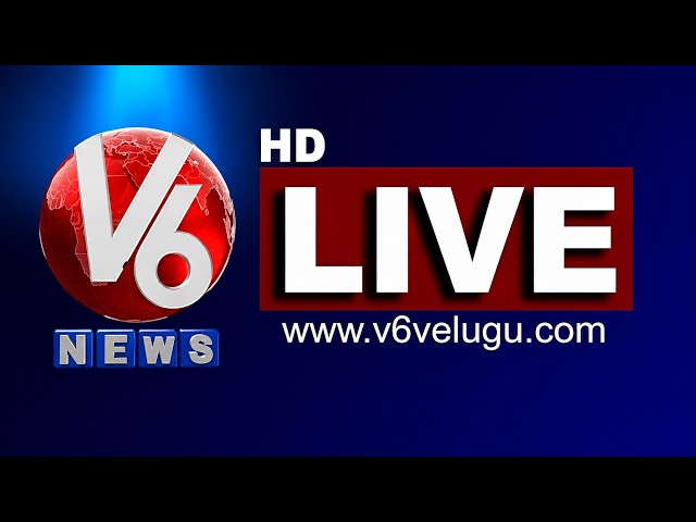 V6 Telugu News LIVE  | Telangana Live TV Channel  | V6 News