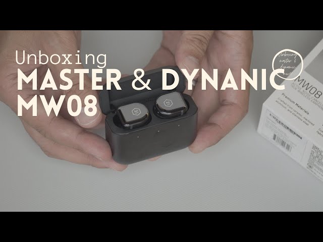 Master & Dynamic MW08 開箱！
