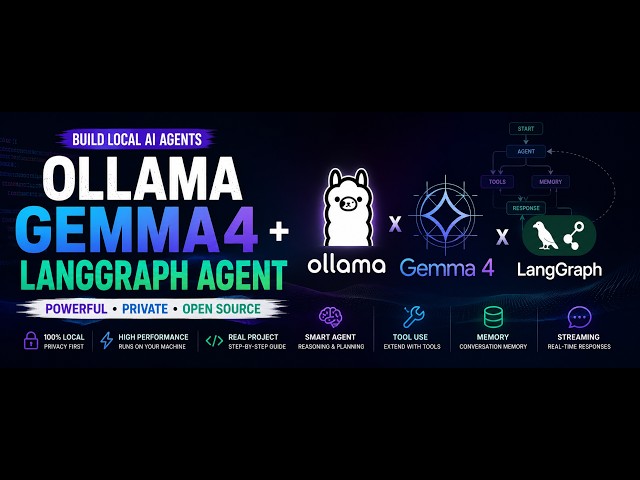 14. Run Free Google gemma4 locally with Ollama Platform and Integrate with Langchain  #llm #agent