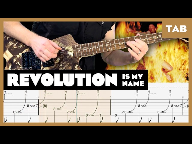 Pantera - Revolution is My Name - Guitar Tab | Lesson | Cover | Tutorial