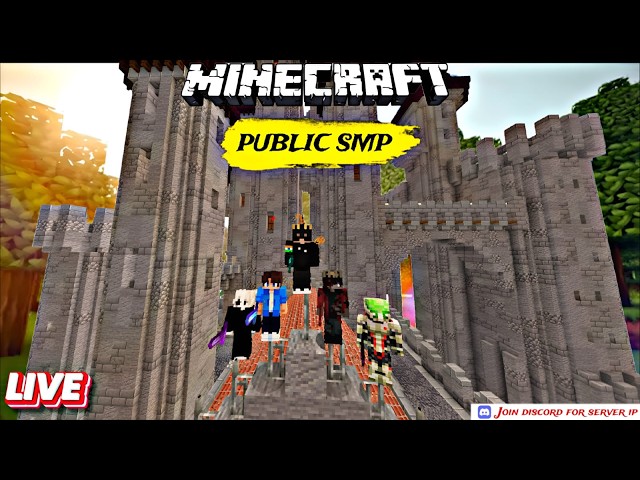 🔴 MINECRAFT SMP LIVE | 24/7 PUBLIC SERVER | JAVA + BEDROCK | JOIN NOW! 🚀 #minecraft #livestream