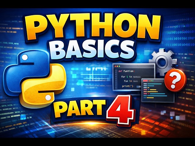 Python Basics Part 4 – Mastering Loops and Functions in Python!