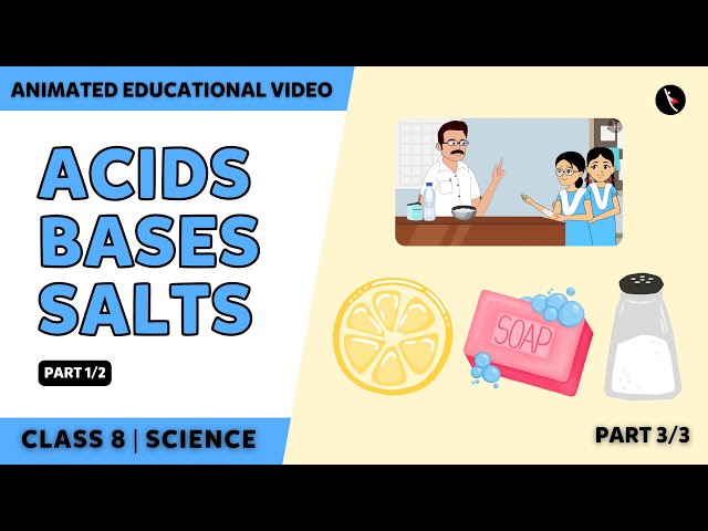 Acids, Bases, And Salts | Class 7 Science Chapter 5 | Part 3/3 | English Explanation | Class 7