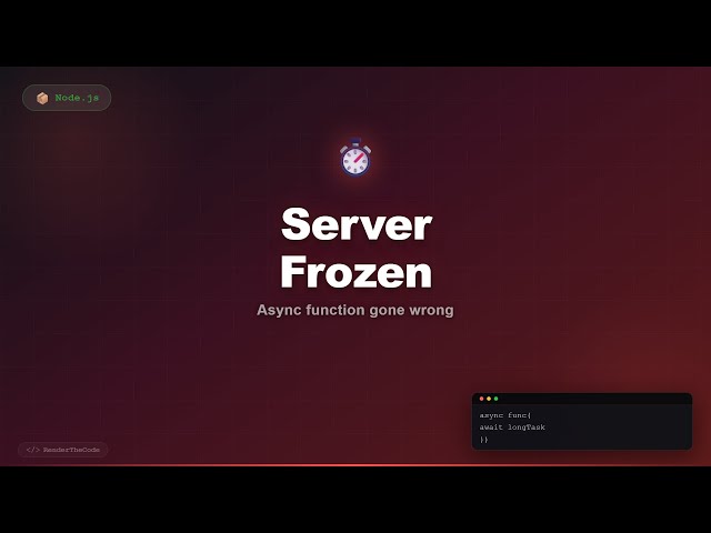 Your Async Function Blocked Everything
