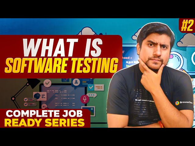 Lecture 2: What is Software Testing? | Job Ready Software Testing Course