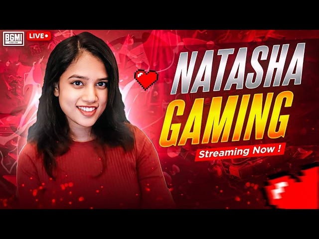 BGMI Live NEW UPDATE🔥😍😍Natasha Gaming Live With BGMI #bgmilive #bgmi