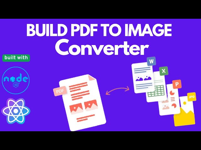 Build a PDF to Image Converter with ExpressJS, Multer ,ReactJS & ImageMagick 🚀 #ai