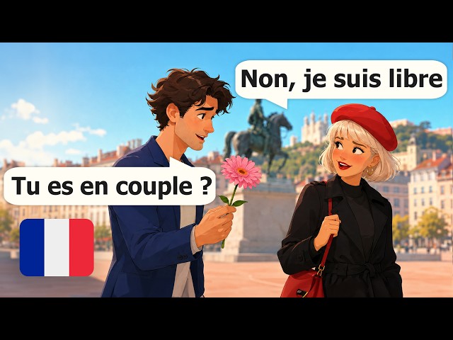 Learn French with Easy Dialogues (A1-A2) Greetings and Dating