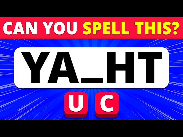 Spelling Quiz #2 - Can You Score 40/40? | Easy, Medium, Hard, Impossible