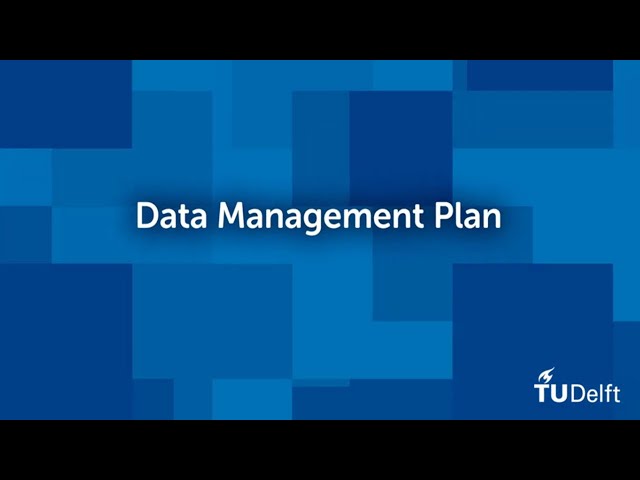RDM101- Module5:  Data Management Plan