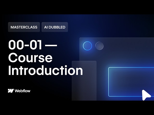 00-01 — Course Introduction