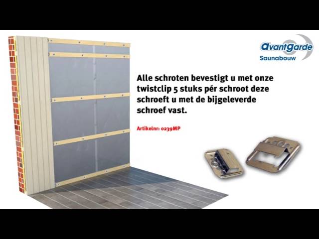 Zelfbouw sauna | Avantgarde Saunabouw | Methode 2