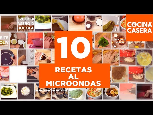 10 Recetas al MICROONDAS RÁPIDAS y FÁCILES | Cocina Casera