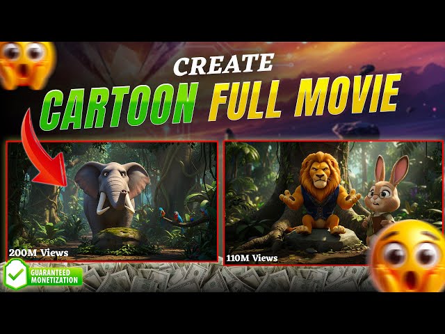 Create Long AI Animated Movie using One Prompt in Sora 2 (Hindi)| Guaranteed Monetization