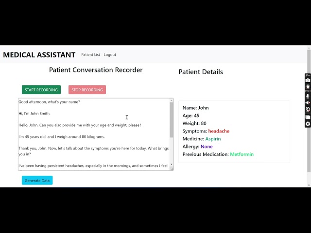 Mediacal Assistance Using NLTK ,Django | by codeAj