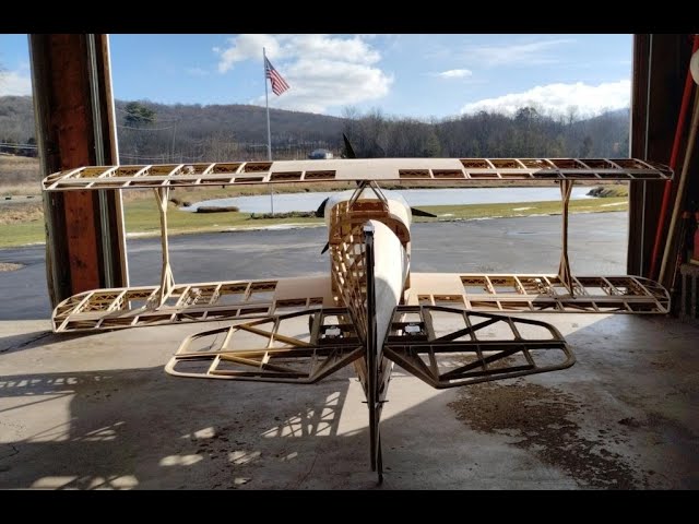 50% Phoenix DR104 Biplane Progress Video