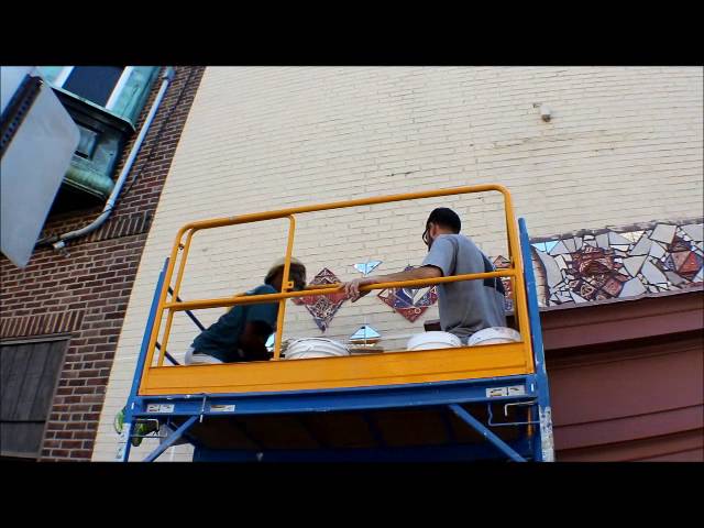 The Creative Vision Factory's mosaic Mural Project Part Documentary Part 4