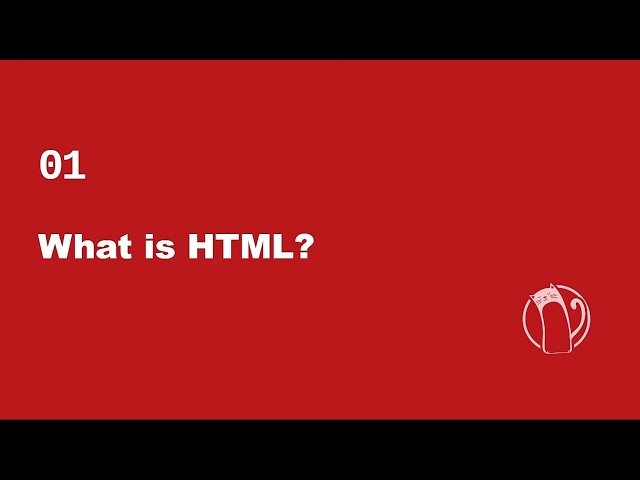 Web Development Basics #1 - What is HTML?